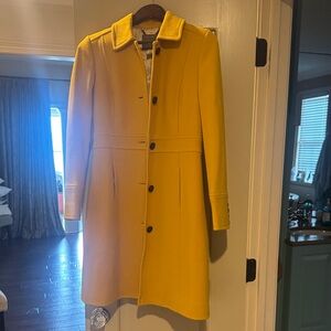J. Crew Vibrant Yellow Stadium Coat